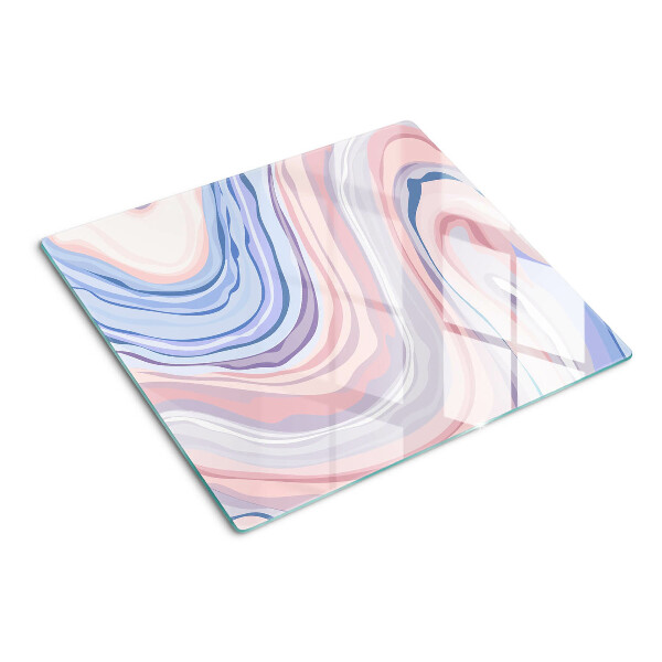 Tabla para cortar Patrón de mármol en colores pastel