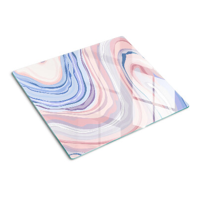 Tabla para cortar Patrón de mármol en colores pastel