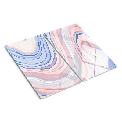 Tabla para cortar Patrón de mármol en colores pastel