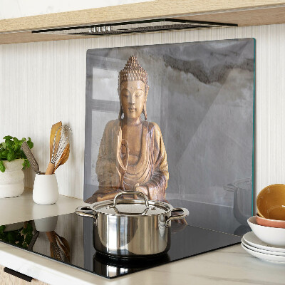 Tabla de cortar de cristal Buda en meditación