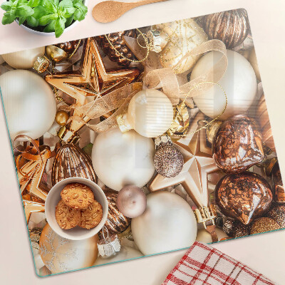 Tabla para cortar Adornos y bolas navideñas