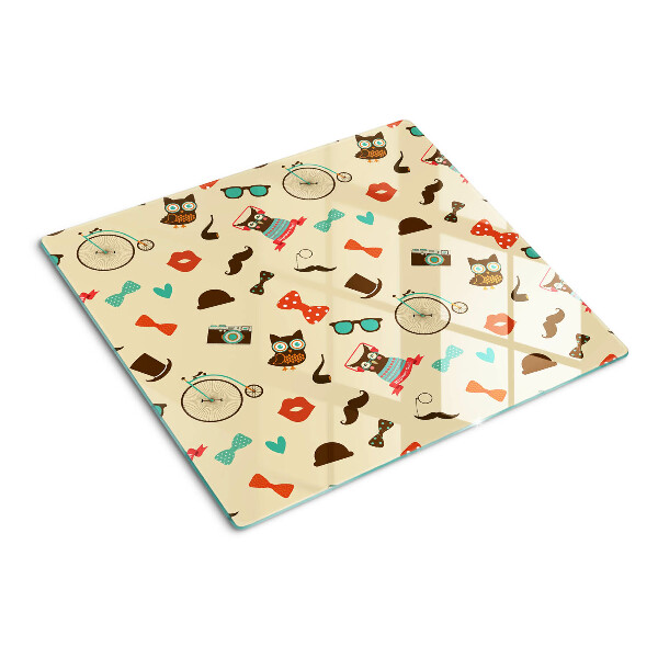 Tabla para cortar Gatitos y accesorios retro
