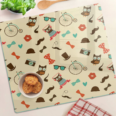 Tabla para cortar Gatitos y accesorios retro