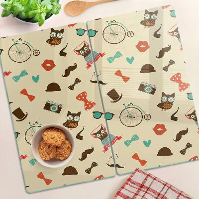 Tabla para cortar Gatitos y accesorios retro