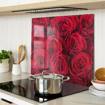 Tabla para cortar rosas rojas