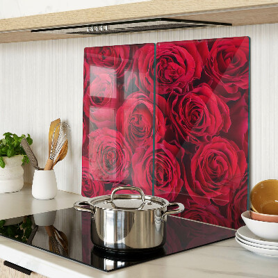 Tabla para cortar rosas rojas
