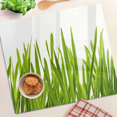Tabla para cortar Hierba verde