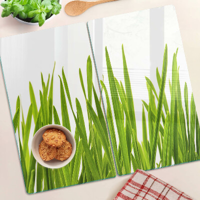 Tabla para cortar Hierba verde