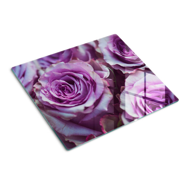 Tabla para cortar Rosas en tonos morados