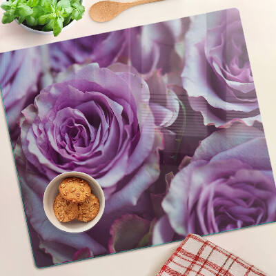 Tabla para cortar Rosas en tonos morados
