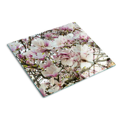 Tabla para cortar flores de magnolia