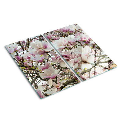 Tabla para cortar flores de magnolia