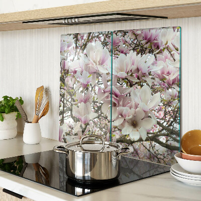 Tabla para cortar flores de magnolia