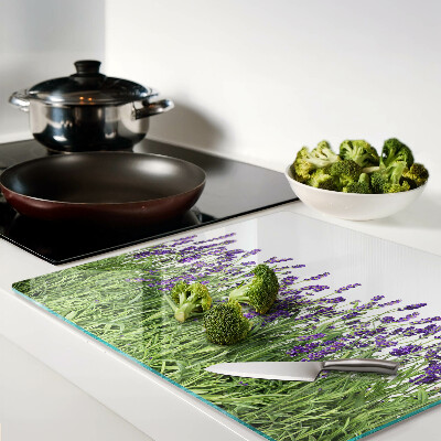 Tabla para cortar Campo de lavanda al sol