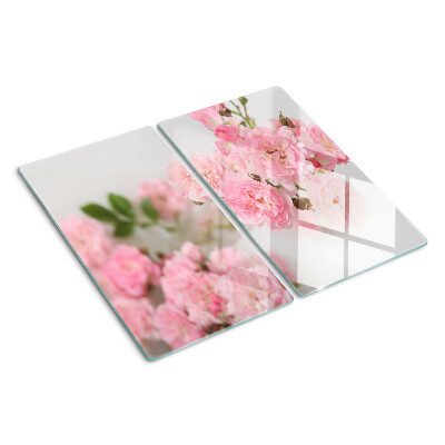Tabla para cortar Flores rosas en un jarrón