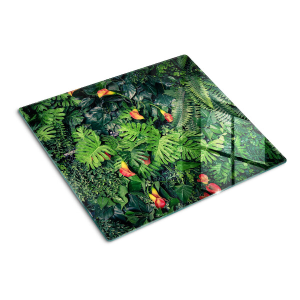 Tabla para cortar Selva tropical con flores