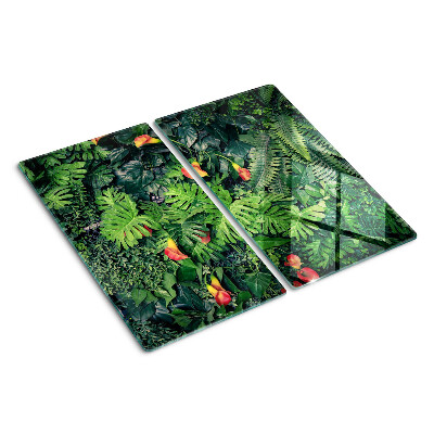 Tabla para cortar Selva tropical con flores
