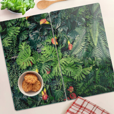Tabla para cortar Selva tropical con flores