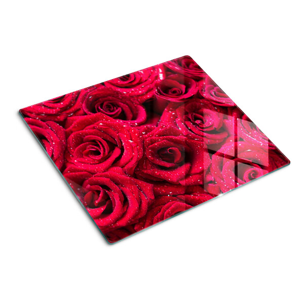 Tabla para cortar Rosas de color rosa intenso