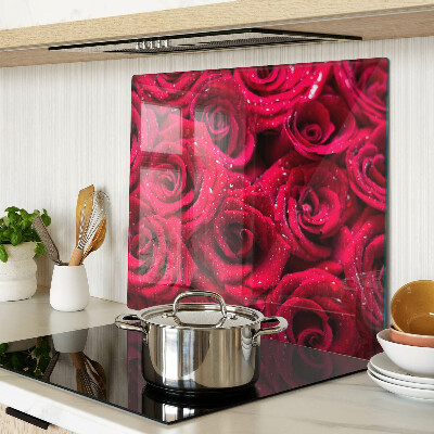 Tabla para cortar Rosas de color rosa intenso