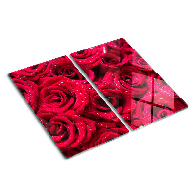 Tabla para cortar Rosas de color rosa intenso