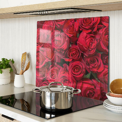 Tabla para cortar rosas rojas