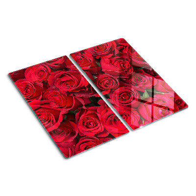 Tabla para cortar rosas rojas
