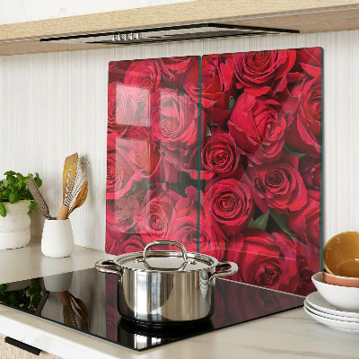 Tabla para cortar rosas rojas