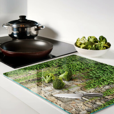 Tabla para cortar Muro verde con musgo