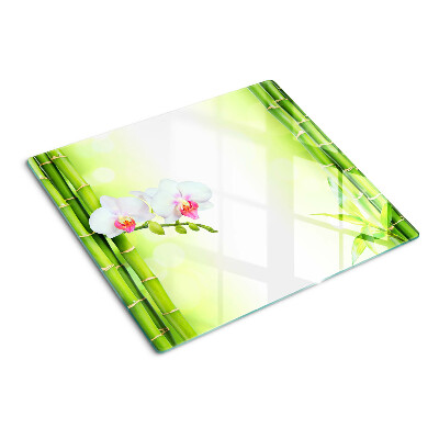 Tabla para cortar Orquídeas y bambú