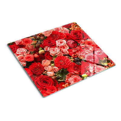 Tabla para cortar Patrón floral con rosas