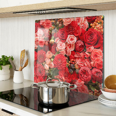 Tabla para cortar Patrón floral con rosas
