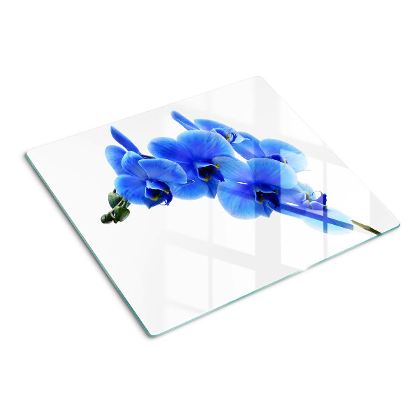 Tabla para cortar orquídeas azules