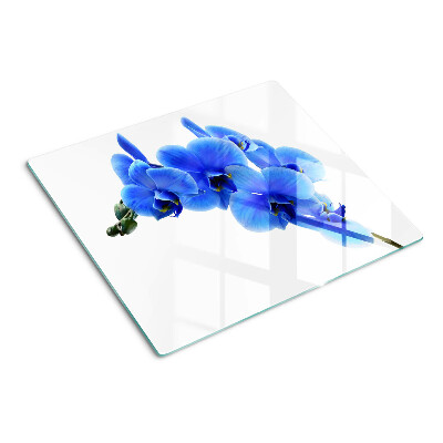 Tabla para cortar orquídeas azules