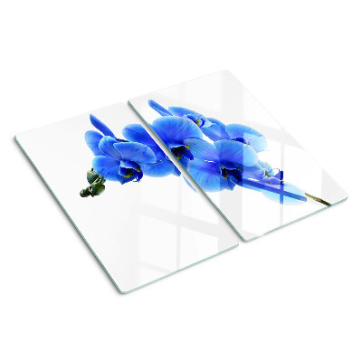 Tabla para cortar orquídeas azules