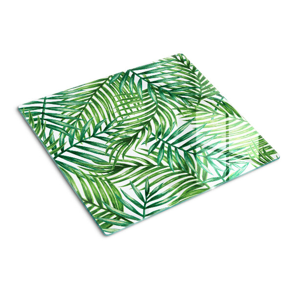 Tabla para cortar Hojas de palma en tonos verdes