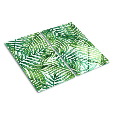 Tabla para cortar Hojas de palma en tonos verdes