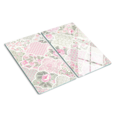Tabla para cortar Estampado floral en tonos pastel