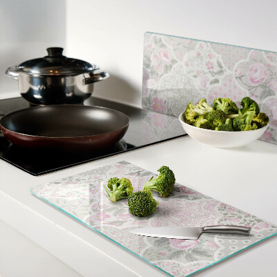 Tabla para cortar Estampado floral en tonos pastel