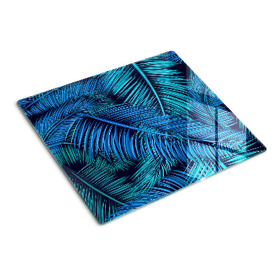 Tabla para cortar Hojas de palma en tonos azules