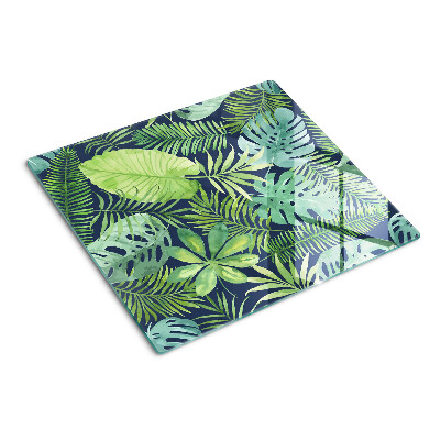 Tabla de cortar de cristal Vegetación tropical