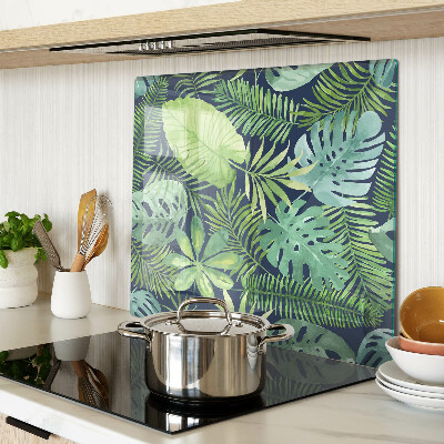 Tabla de cortar de cristal Vegetación tropical