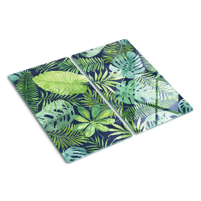 Tabla de cortar de cristal Vegetación tropical