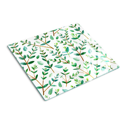 Tabla para cortar Hojas y ramitas en verde