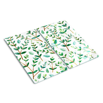 Tabla para cortar Hojas y ramitas en verde