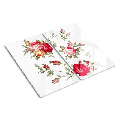 Tabla para cortar Rosas vintage