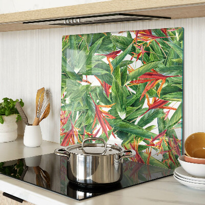 Tabla para cortar Hojas y flores tropicales