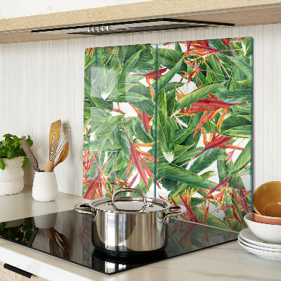 Tabla para cortar Hojas y flores tropicales