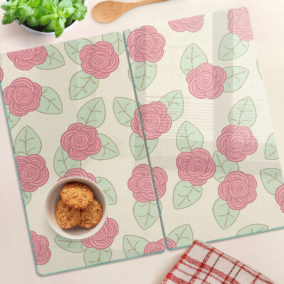 Tabla para cortar Rosas en las hojas