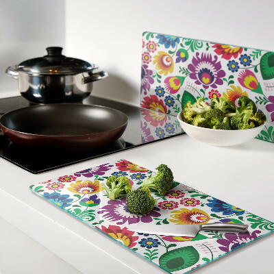 Tabla para cortar Patrón floral popular
